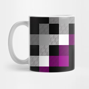 Ace Flag Plaid Pattern Mug